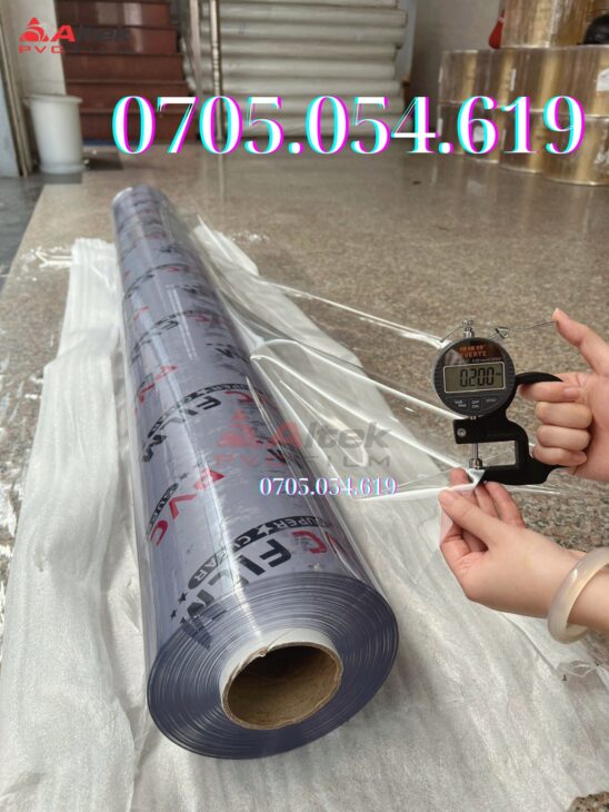 Màng nhựa pvc trong suốt dày 0.2mm, giá tốt tại Altek