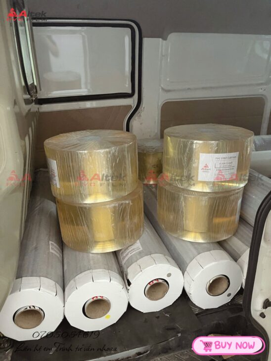 Rèm nhựa pvc trong suốt giữ lạnh, chống bụi, giá luôn tốt