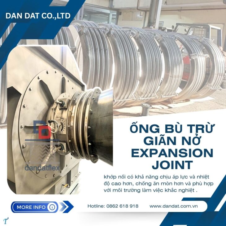 Khớp nối mềm bằng vải chịu nhiệt, khớp nối chống rung ống gió, ống vải chịu nhiệt, khớp giãn nở vải