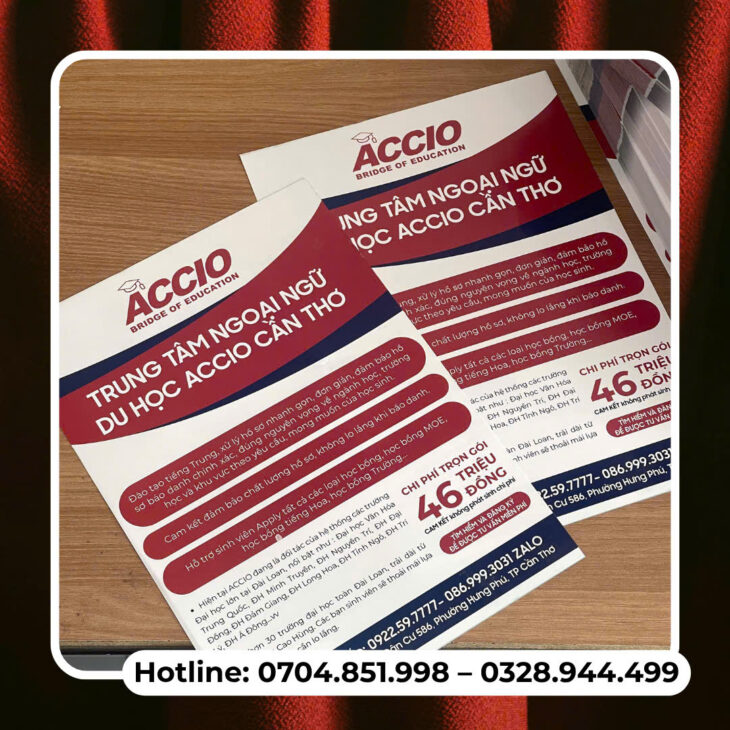 in tờ rơi quảng cáo cần thơ