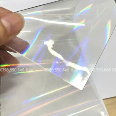 Màng pvc dẻo ánh kim, hiệu ứng chuyển màu rực rỡ