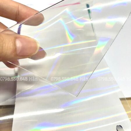 Màng pvc dẻo ánh kim, hiệu ứng chuyển màu rực rỡ