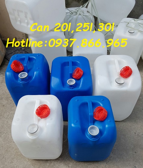 Can đựng xăng dầu, can đựng chất lỏng, can nhựa nguyên sinh, can