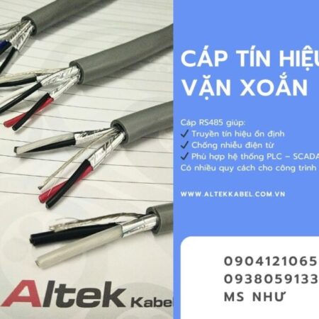 Cáp RS485 cho hệ thống PLC và SCADA