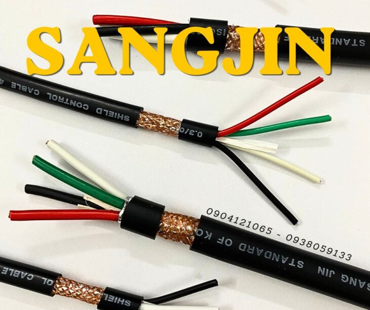Cáp điều khiển Sangjin 0.5mm – Đầy đủ từ 2-30 core