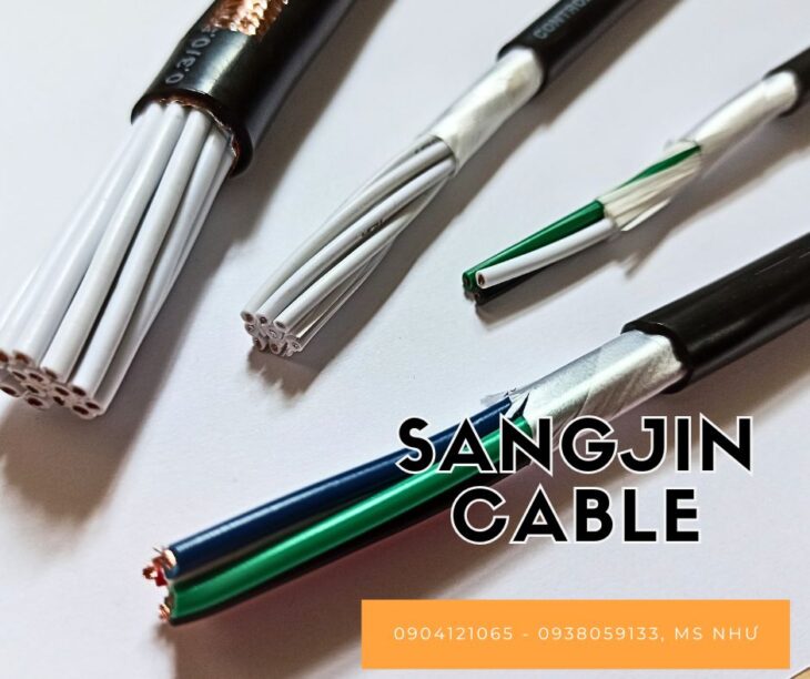 Cáp điều khiển Sangjin 0.5mm – Đầy đủ từ 2-30 core