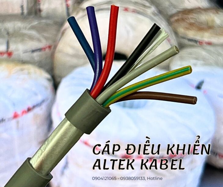 Cáp điều khiển Altek Kabel tiêu chuẩn Đức: Lõi đồng 100%, đủ CO CQ