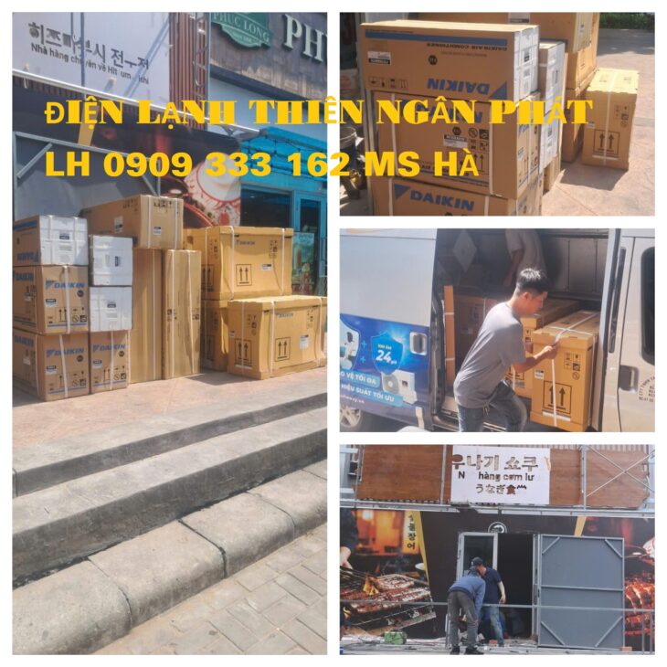 Lắp Đặt Máy Lạnh Treo Tường Daikin Cho Nhà Hàng Tại HCM Uy Tín