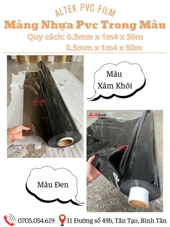 Altek sẵn hàng nhựa pvc đủ màu sắc, giá cả – chất lượng ổn định