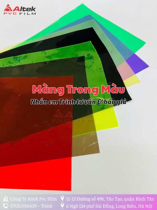 Tổng hợp các dòng màng nhựa pvc chất lượng tại Altek