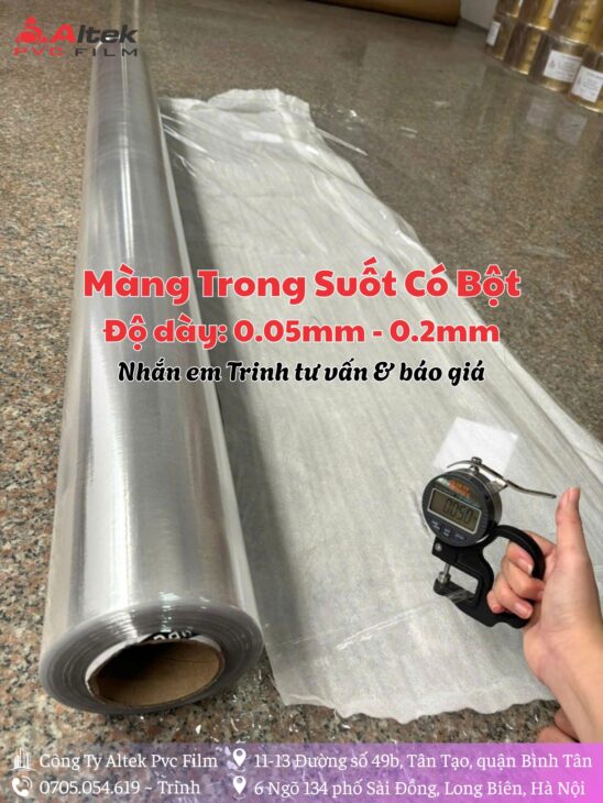 Tổng hợp các dòng màng nhựa pvc chất lượng tại Altek
