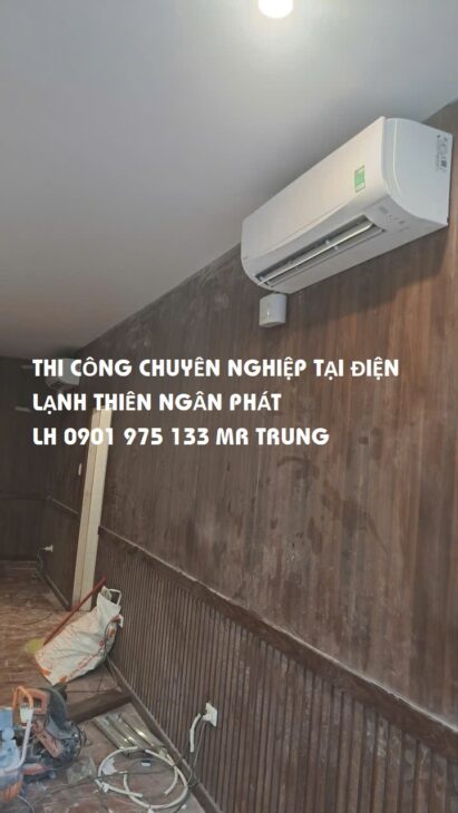 Lắp Đặt Máy Lạnh Treo Tường Daikin Cho Nhà Hàng Tại HCM Uy Tín