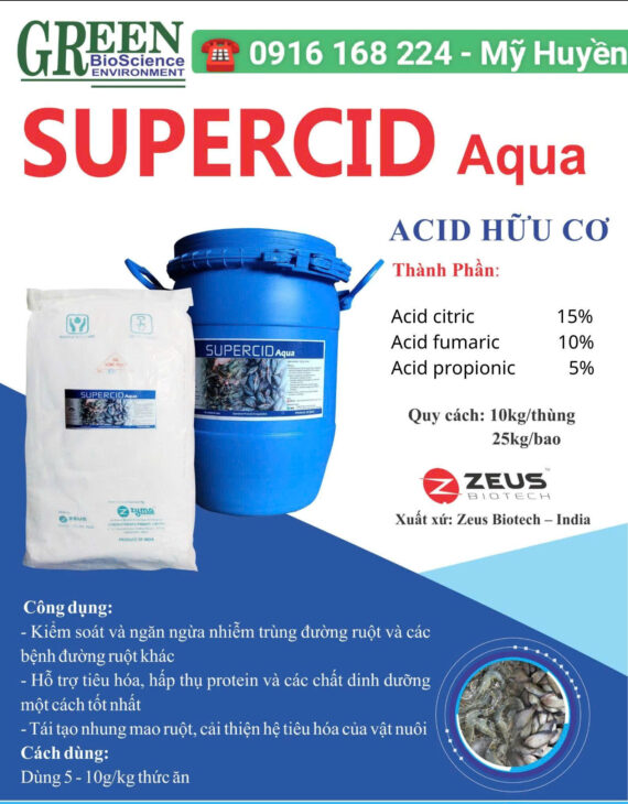 SUPERCID AQUA- acdi hữu cơ đường ruột