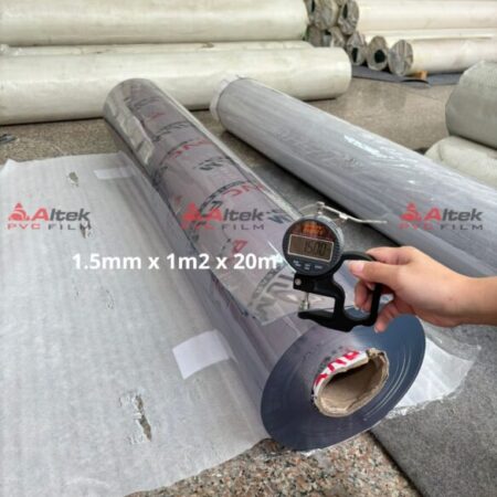 Màng nhựa pvc dẻo trong suốt 0.5mm, 1.0mm, 1.5mm