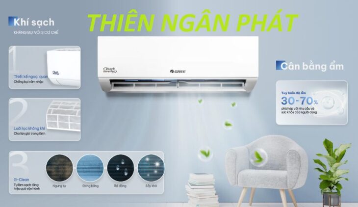 Máy lạnh treo tường Gree 1.5hp inverter BD12CI