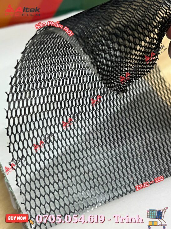Màng nhựa pvc lưới cao cấp, đa sắc phù hợp may balo, túi, thời trang