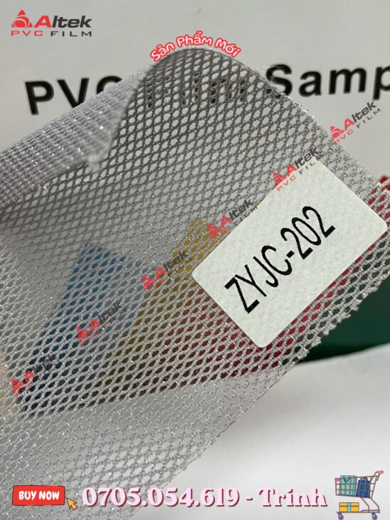 Màng nhựa pvc lưới cao cấp, đa sắc phù hợp may balo, túi, thời trang