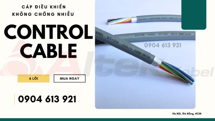 Cáp điều khiển 6×0.5/6×0.75/6×1.0/6×1.5 Altek Kabel – phân phối Hà Nội, Đà Nẵng, HCM Cáp điều khiển 6×0.5/6×0.75/6×1.0/6×1.5 Altek Kabel – phân phối Hà Nội, Đà Nẵng, HCM