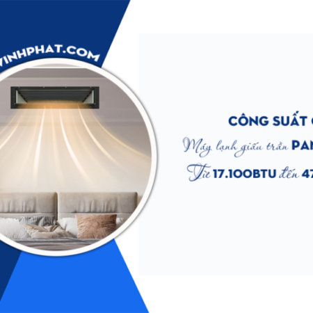 Lắp Điều hòa giấu trần PANASONIC Inverter cho phòng tập GYM, quán NET