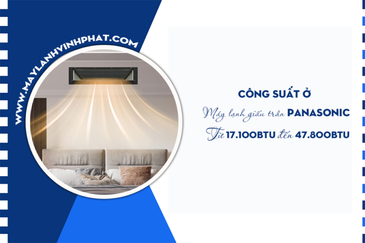 Lắp Điều hòa giấu trần PANASONIC Inverter cho phòng tập GYM, quán NET