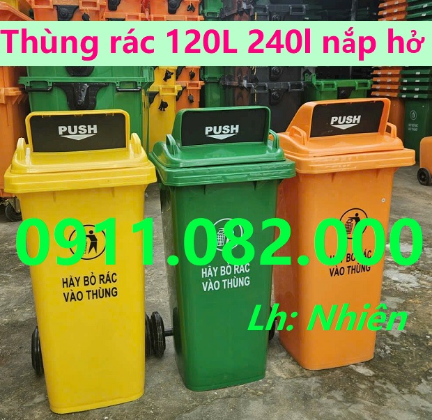 Cung cấp thùng rác dày chất lượng giá rẻ – thùng rác 120L 240L 660L giá sỉ lẻ- 0911082000