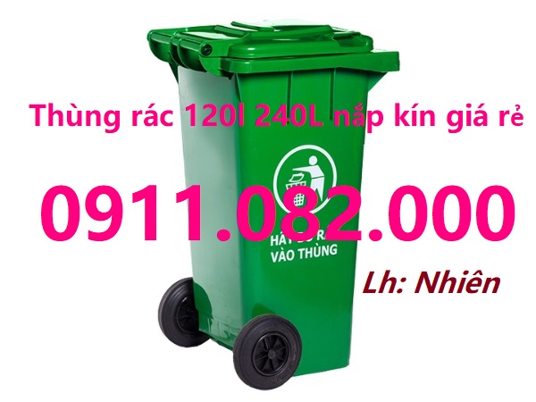 Cung cấp thùng rác dày chất lượng giá rẻ – thùng rác 120L 240L 660L giá sỉ lẻ- 0911082000