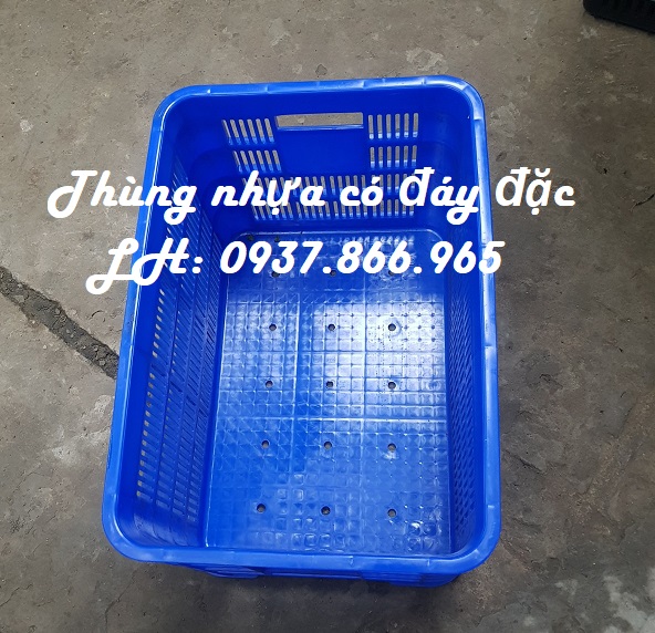 Sóng nhựa hở cỡ lớn, sọt nhựa đáy đặc tại Hà Nội, bán sọt đáy đặc toàn quốc