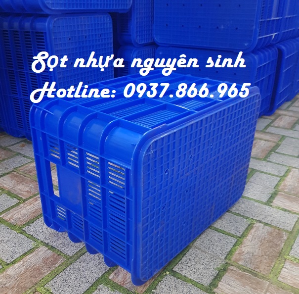 Sóng nhựa hở cỡ lớn, sọt nhựa đáy đặc tại Hà Nội, bán sọt đáy đặc toàn quốc