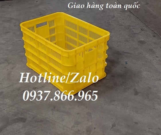Sóng nhựa hở cỡ lớn, sọt nhựa đáy đặc tại Hà Nội, bán sọt đáy đặc toàn quốc