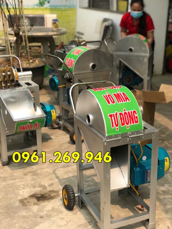 Máy Cạo Vỏ Mía 9 Chổi – Cạo Mía Nhanh Gấp 10 Lần – Quán Đông Khách Nhờ Chiếc Máy Này!