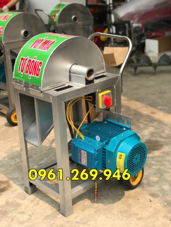 Máy Cạo Vỏ Mía 9 Chổi – Cạo Mía Nhanh Gấp 10 Lần – Quán Đông Khách Nhờ Chiếc Máy Này!