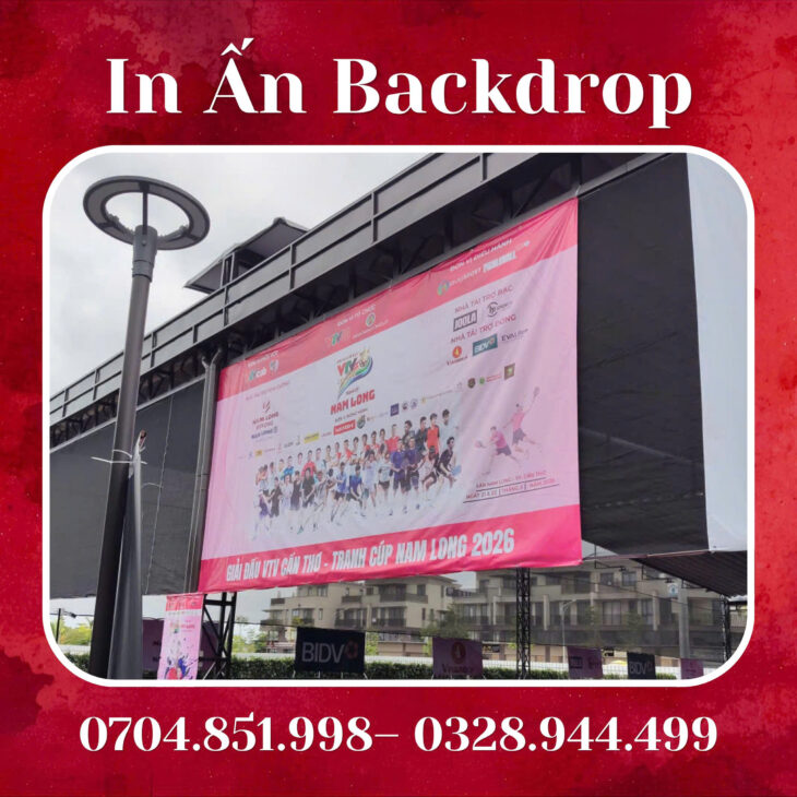 thiết kế in ấn thi công sự kiện treo banner khổ lớn