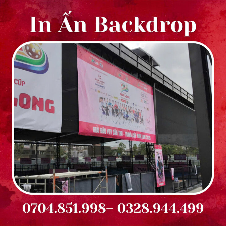 thiết kế in ấn thi công sự kiện treo banner khổ lớn