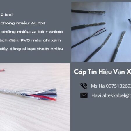 Chuyên cung cấp cáp vặn xoắn Altek Kabel dùng cho hệ thống âm thanh, điều khiển và truyền tín hiệu