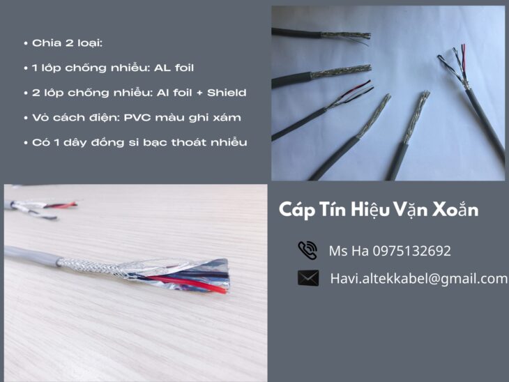Chuyên cung cấp cáp vặn xoắn Altek Kabel dùng cho hệ thống âm thanh, điều khiển và truyền tín hiệu