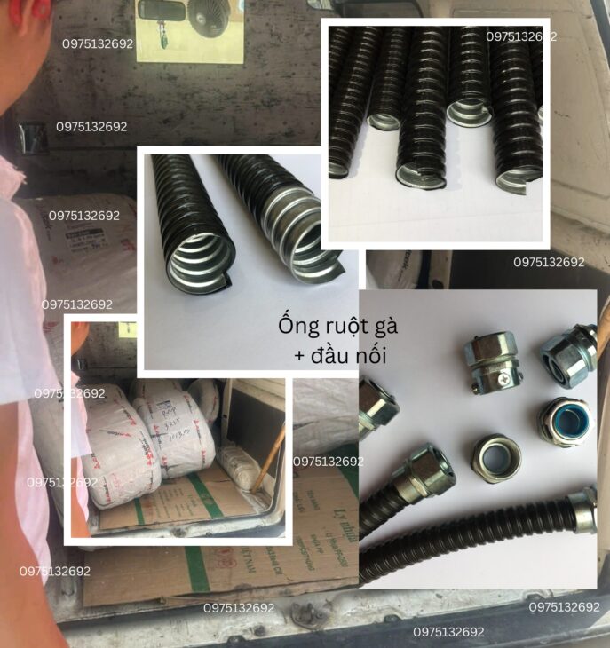 Chuyên cung cấp ống ruột gà lõi thép bọc nhựa dùng cho hệ thống điện dân dụng và công nghiệp