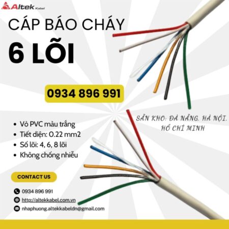 Cáp 6 Lõi 0.22mm² Altek Kabel: Chính Hãng – Giao Nhanh Cần Thơ, Long An, Bình Dương