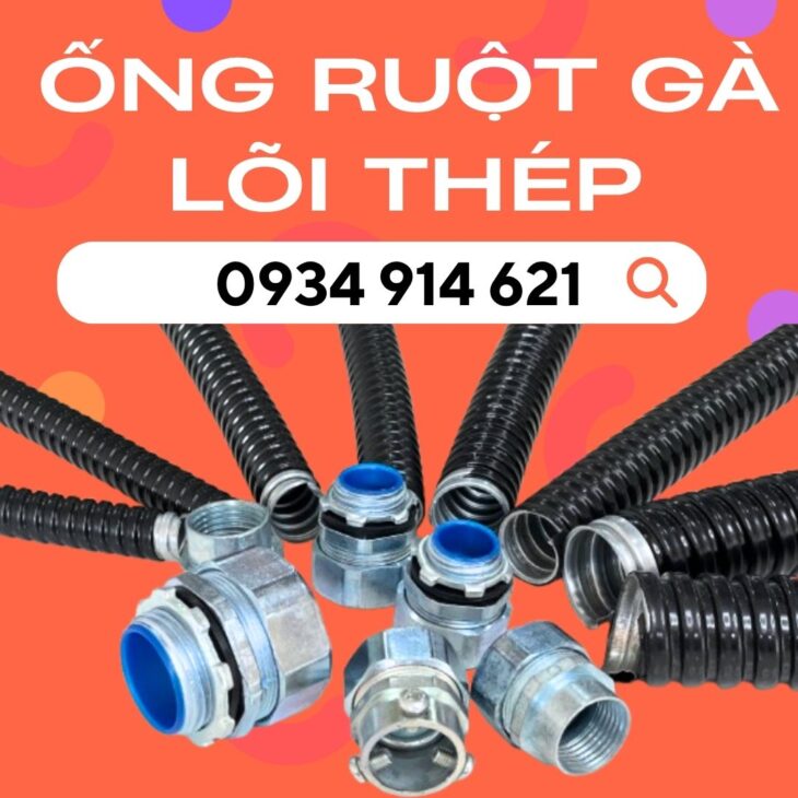 Ống ruột gà lõi thép D25 /D32 – phân phối tại HCM , Cần Thơ