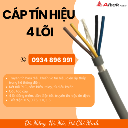 Phân Phối Cáp 6 Lõi 0.22 mm² Tại Hồ Chí Minh, Bình Dương, Long An: Chiết Khấu Cao