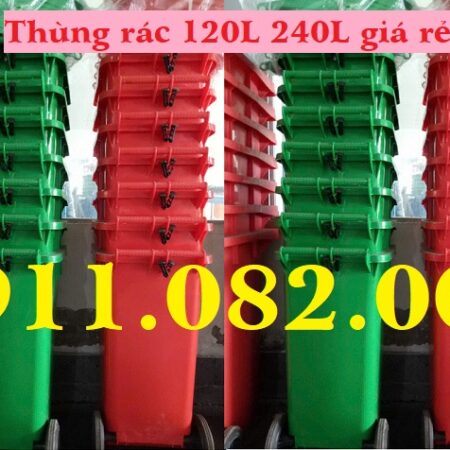 Cung cấp thùng rác phân loại 120 lít 240 lít giá rẻ tại Cần thơ- lh 0911082000