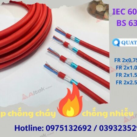 Cáp chống cháy Altek – an toàn cho mọi công trình