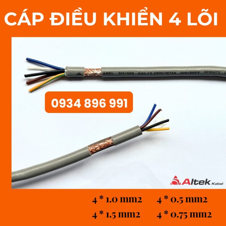 Phân Phối Cáp 6 Lõi 0.22 mm² Tại Hồ Chí Minh, Bình Dương, Long An: Chiết Khấu Cao