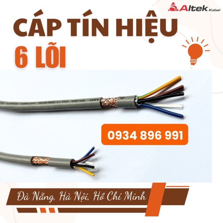 Phân Phối Cáp 6 Lõi 0.22 mm² Tại Hồ Chí Minh, Bình Dương, Long An: Chiết Khấu Cao