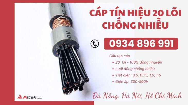 Cáp Điều Khiển 20 x 1.5 Chống Nhiễu SH-500 luôn sẵn kho tại Nghệ An, Đà Nẵng