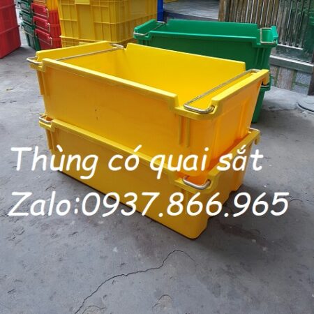 Tại Long Biên bán thùng đặc có quai sắt, thùng nhựa đặc, khay cơ khí