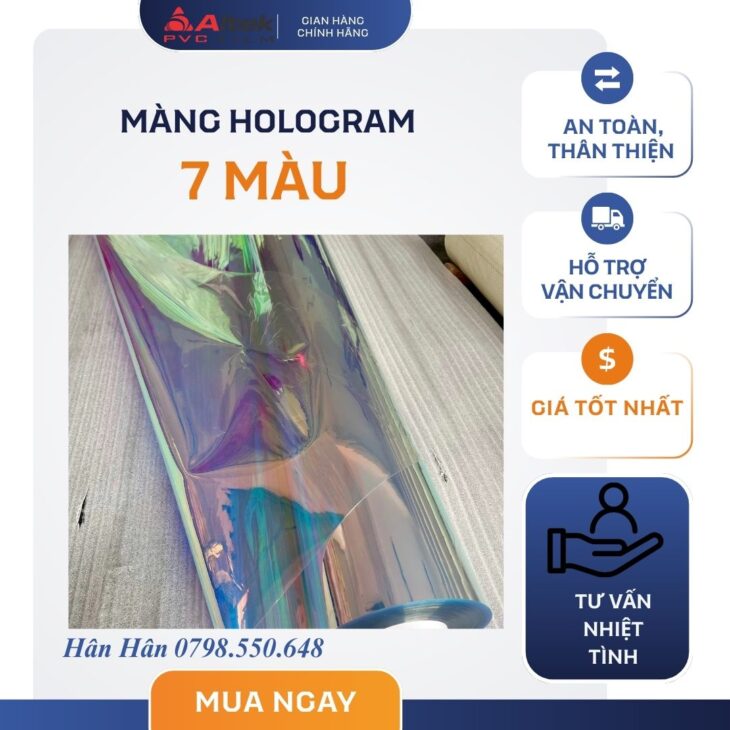 Màng hologram 7 màu- chưa bao giờ ngừng hot