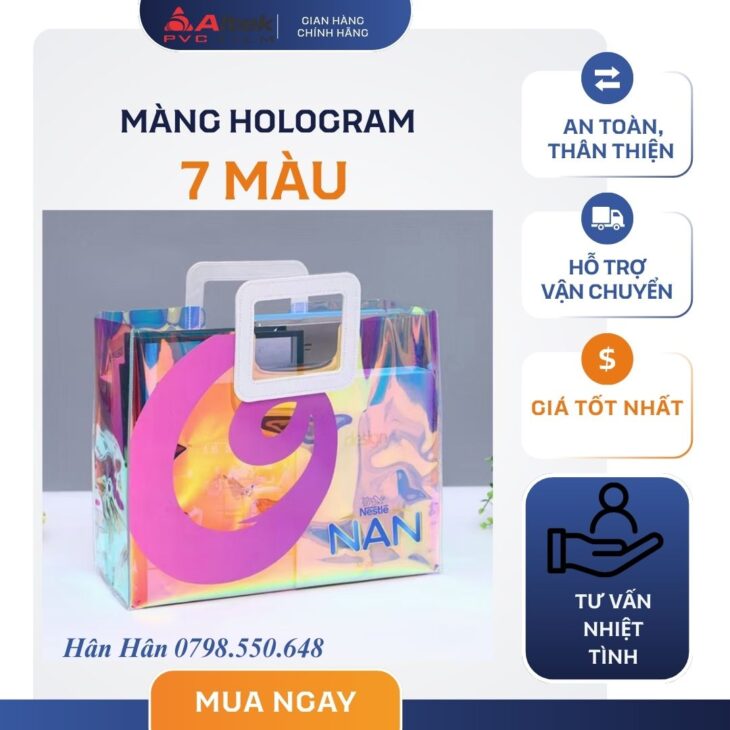 Màng hologram 7 màu- chưa bao giờ ngừng hot