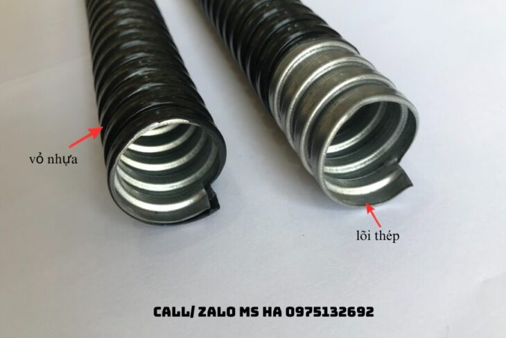 Ống ruột gà lõi thép bọc nhựa – giải pháp bảo vệ dây điện an toàn và bền bỉ