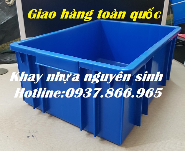 Khay nhựa- sóng nhựa bít, hộp nhựa thùng cơ khí nguyên sinh, bán thùng nhựa