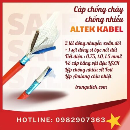 Cáp chống cháy, chống nhiễu – cung ứng toàn quốc, giá cạnh tranh